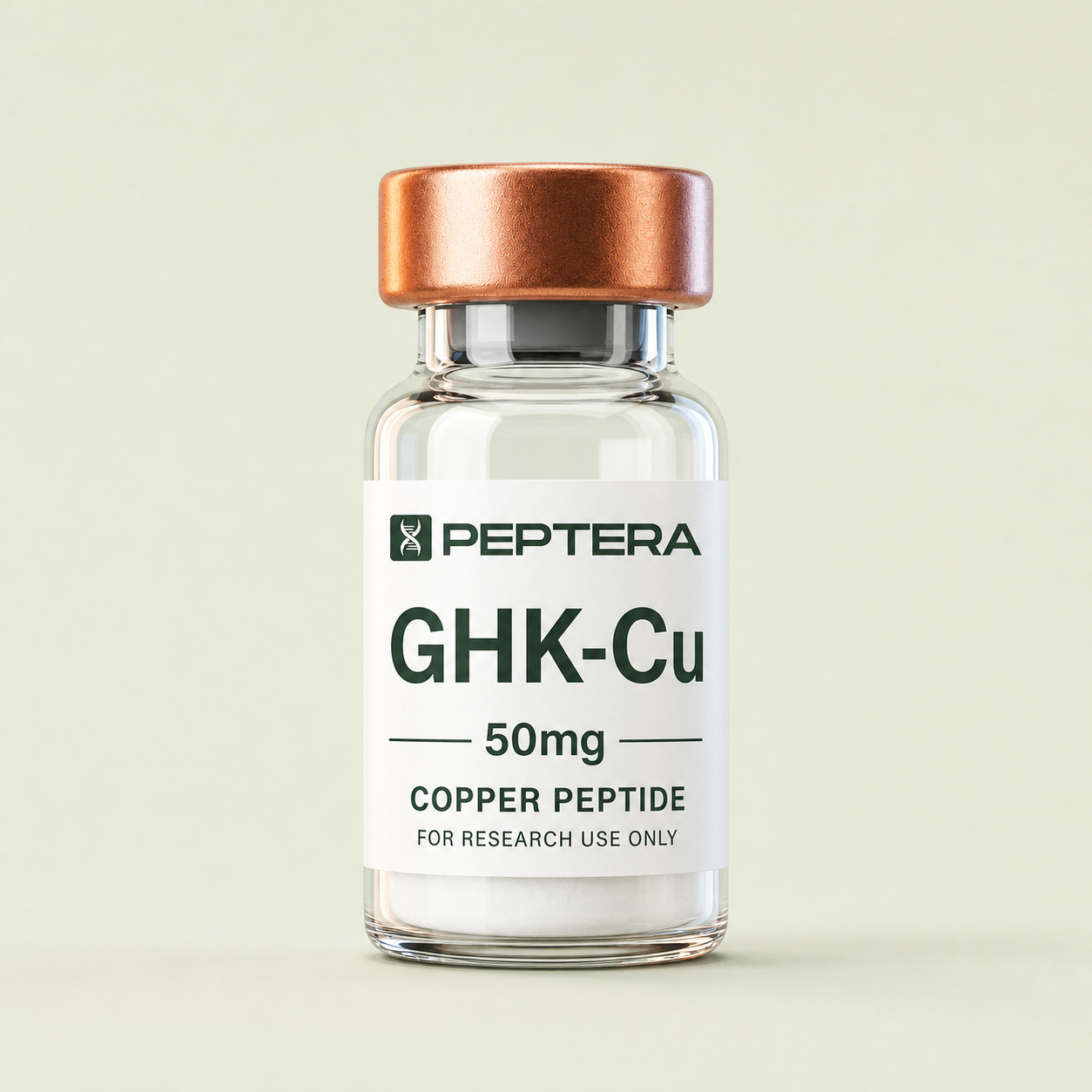 GHK-Cu Peptera Research product vial