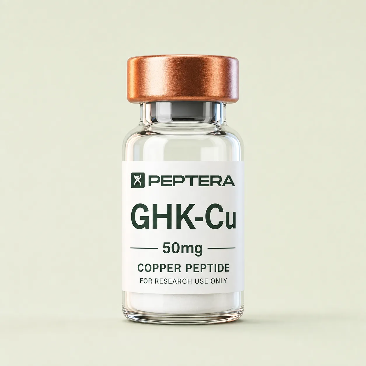 GHK-Cu Peptera Research product vial