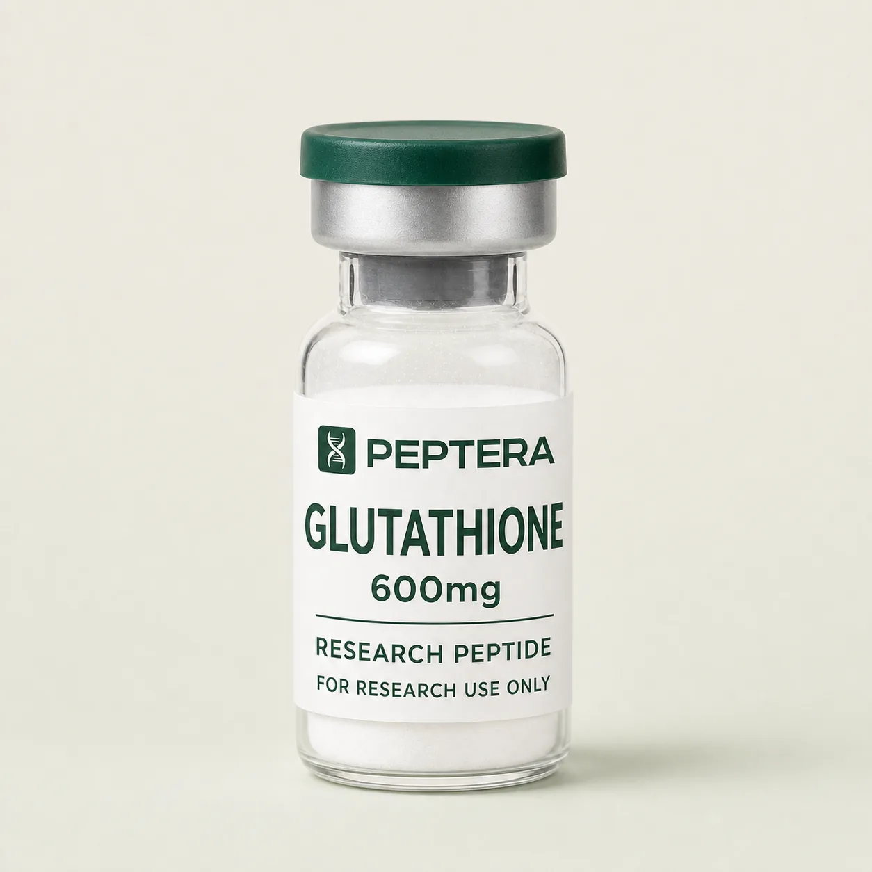 Glutathione Peptera Research product vial