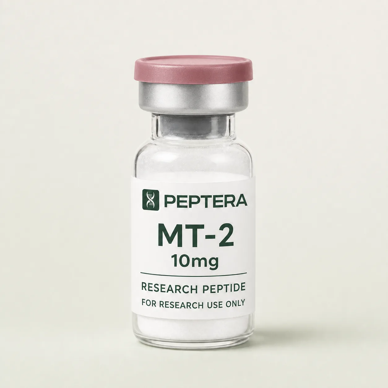 MT-2 Peptera Research product vial